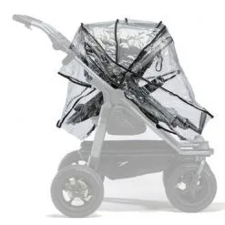 TFK Duo Combi Søskenvogn Dobbeltsete Regntrekk