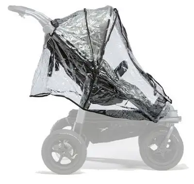 TFK Duo Søskenvogn Dobbeltsete Regntrekk 1 TFK Duo Søskenvogn Dobbeltsete Regntrekk